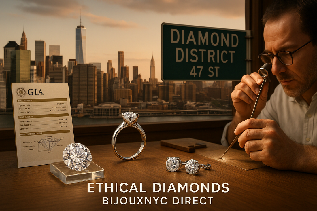 Ethical Diamonds—NYC Diamond District Journey | BijouxNYC Direct - Bijoux-NYC Direct