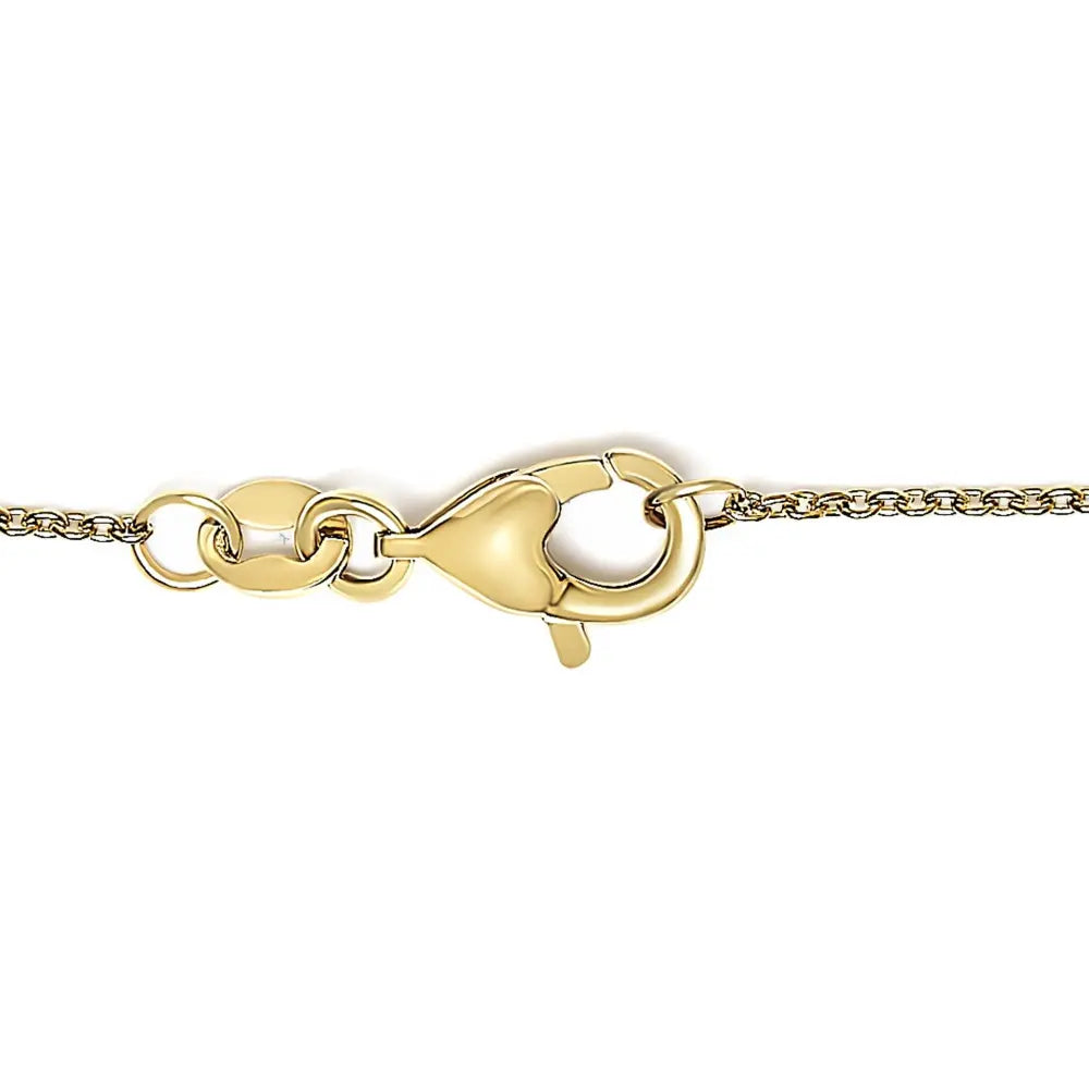 14k yellow gold alternating red ruby and white diamond bezel station chain bracelet (i j color si2 i1 clarity) 7.5’’ inches