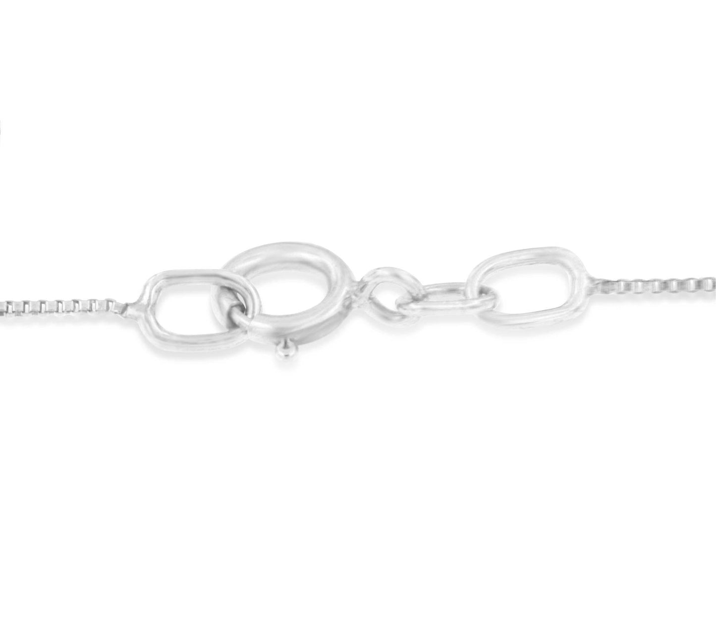14KT White Gold 1 cttw Diamond Heart Ribbon Pendant Necklace (H-I, I1-I2) - Bijoux-NYC Direct