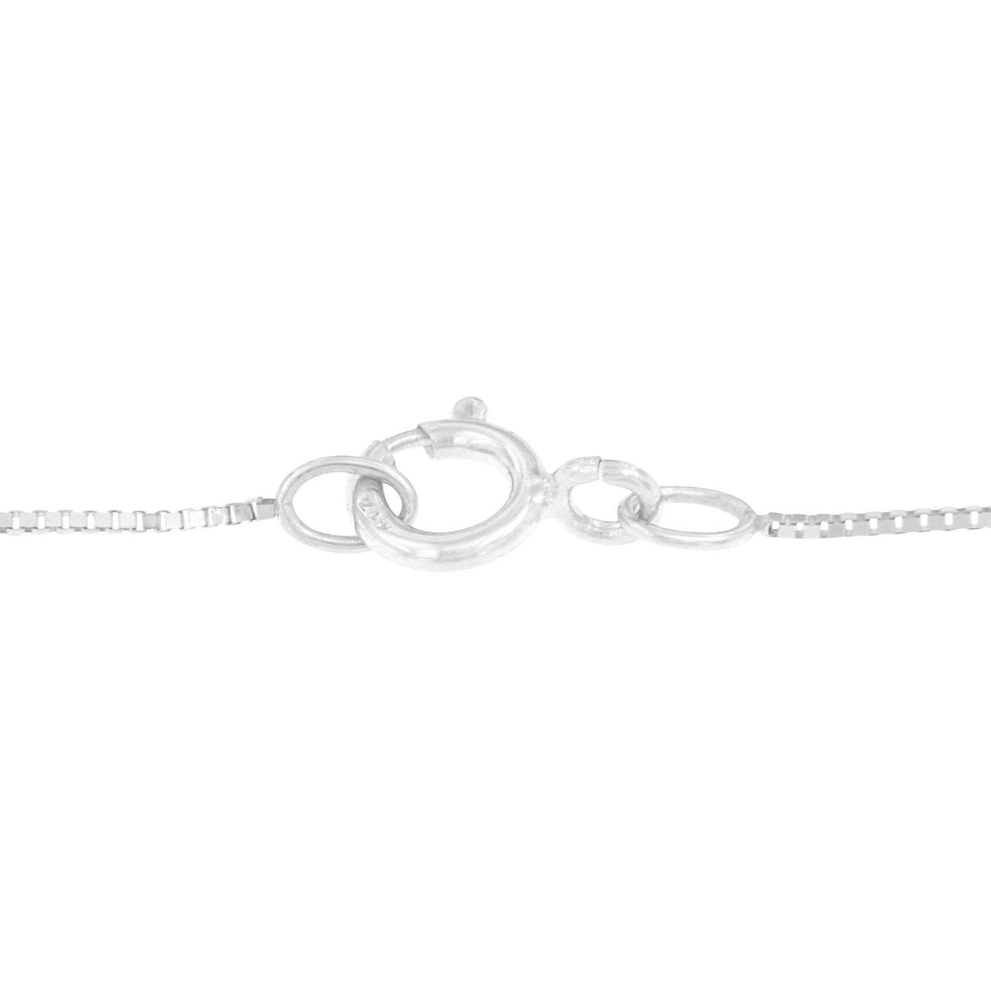 10k White Gold 1/3 Cttw Round and Princess-Cut Diamond Double Triangle 18" Pendant Necklace (H-I Color, SI1-SI2 Clarity) - Bijoux-NYC Direct