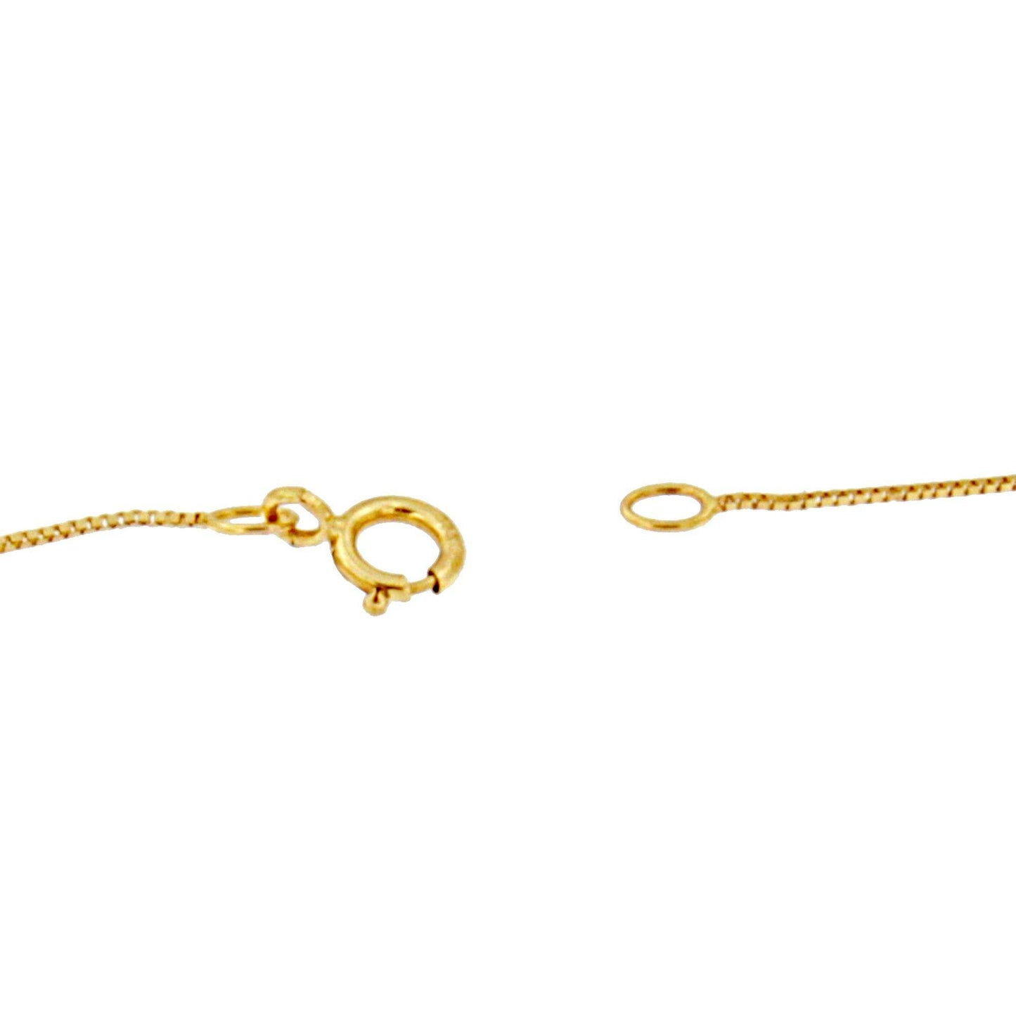 14K Yellow Gold 1 1/4 cttw Princess and Baguette Cut Geometric Inspired Diamond Pendant Necklace (H-I, VS1-VS2) - Bijoux-NYC Direct