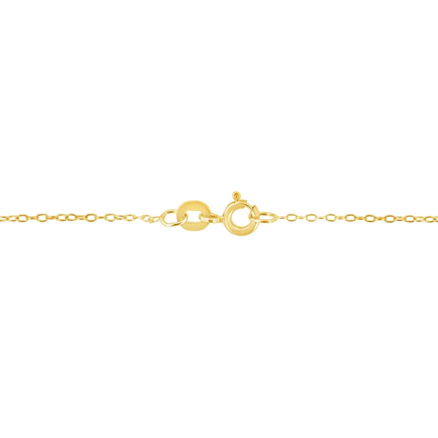 14K Yellow Gold Plated .925 Sterling Silver 1/2 Cttw Champagne Diamond Cross Pendant Necklace (K-L Color, I1-I2 Clarity) - 18" - Bijoux-NYC Direct