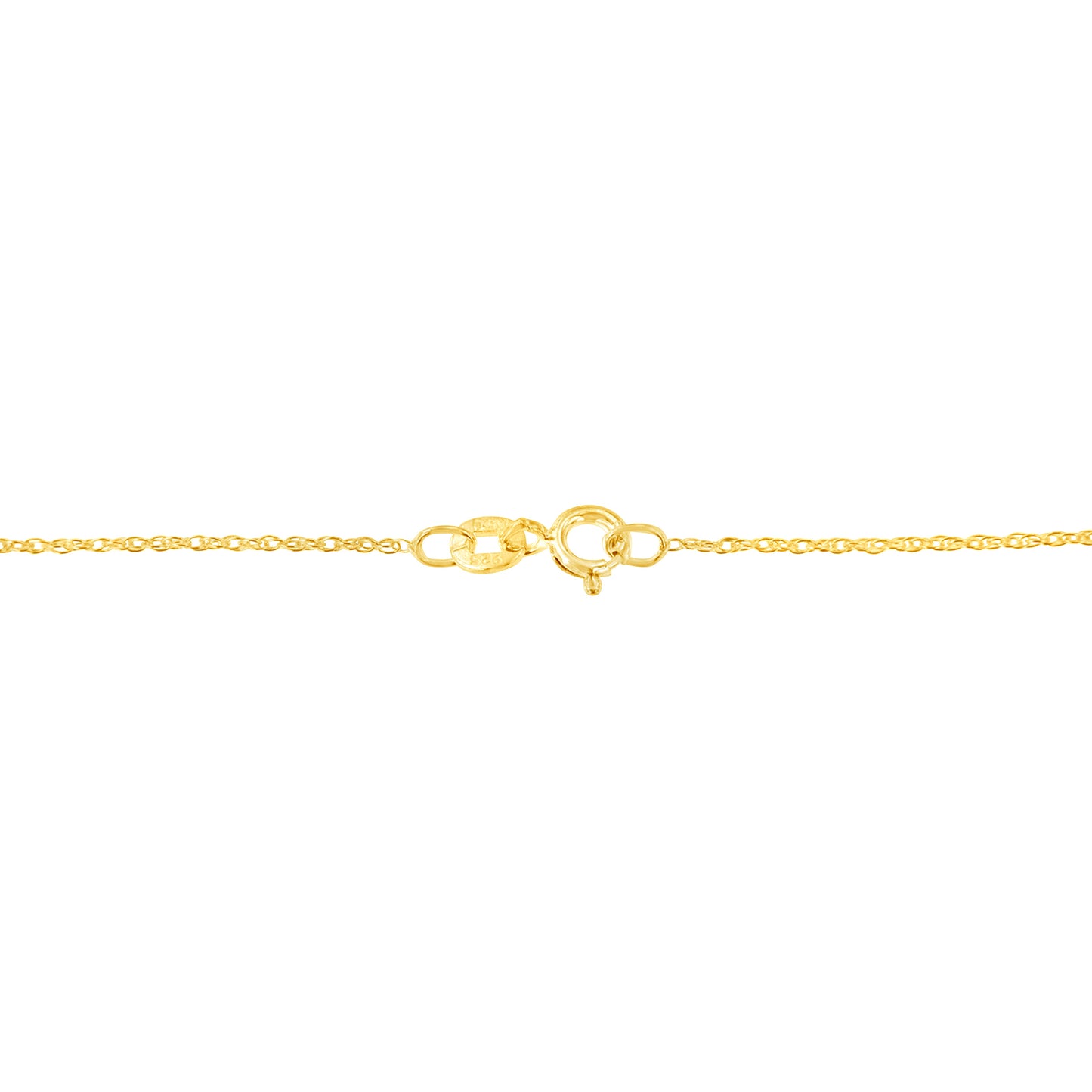 10K Yellow Gold 1/4 cttw Prong Set Round-Cut Diamond Open Heart 18" Pendant Necklace (K-L Color, I1-I2 Clarity) - Bijoux-NYC Direct