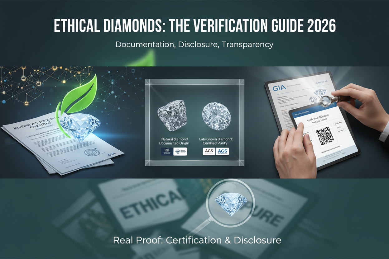 Ethical diamonds buyer guide: verification, documentation, and transparency over marketing claims