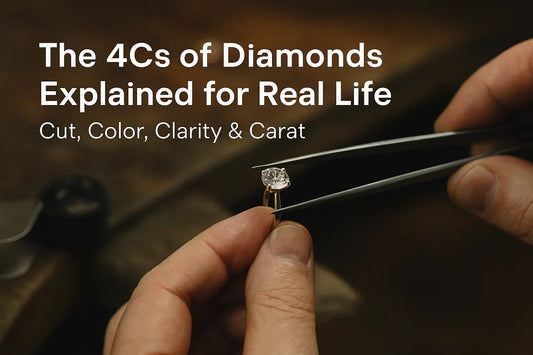 The 4cs of diamonds explained for real life | cut color clarity & carat