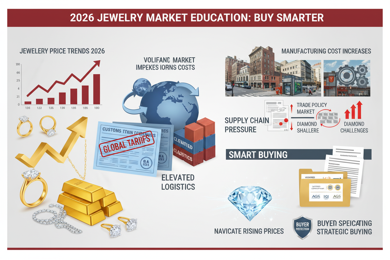 Why Jewelry Prices Are Rising in 2026 — What Diamond Buyers Should Know