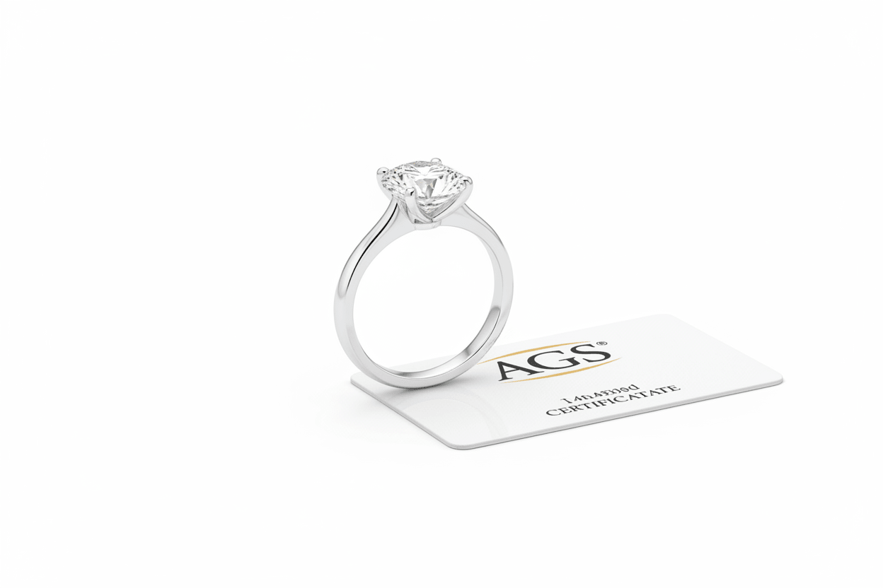 AGS Certified Diamond Jewelry in 10K, 14K & 18K Gold