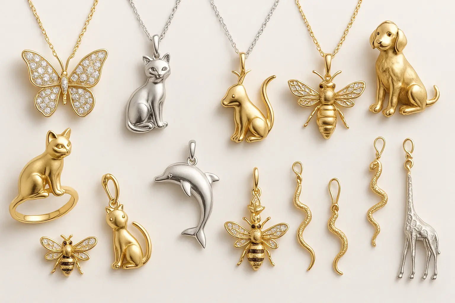 Animal motif fine jewelry collection