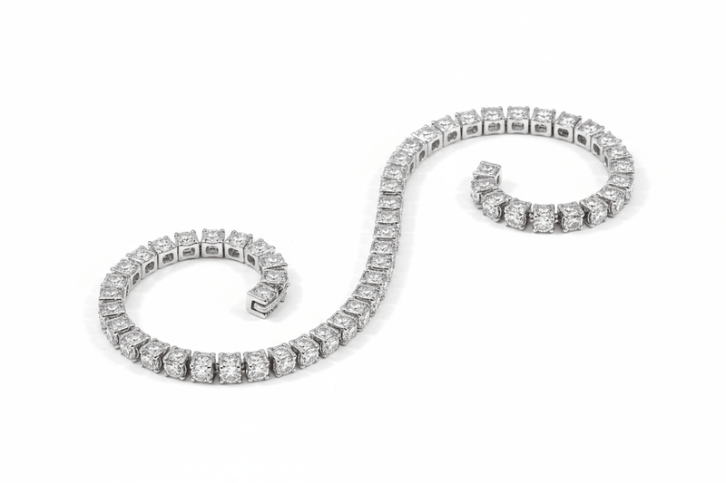 Diamond bracelets in 14K white gold with natural diamonds – Bijoux-NYC Direct