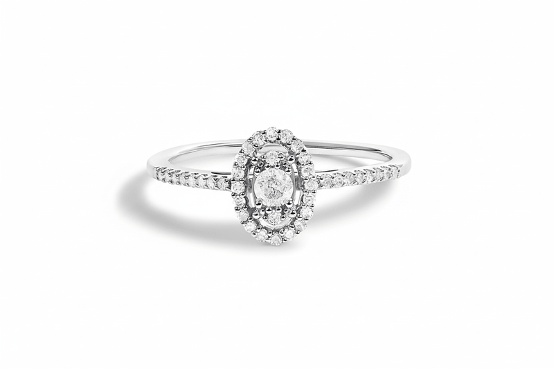 Diamond rings in 14K white gold with natural diamonds – Bijoux-NYC Direct