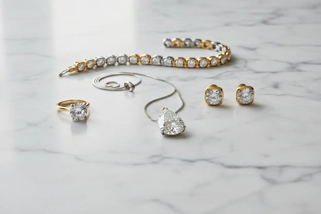 Last remaining pendant necklaces, earrings, and bracelets in 10K and 18K gold – Bijoux NYC Direct Final One Available Collection