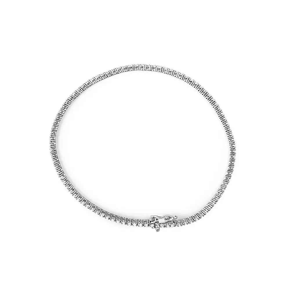 1.50 cttw diamond tennis bracelet in 14k white gold bijoux-nyc direct