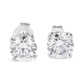 1.75 cttw lab grown round diamond stud earrings in 14k white gold bijoux-nyc direct