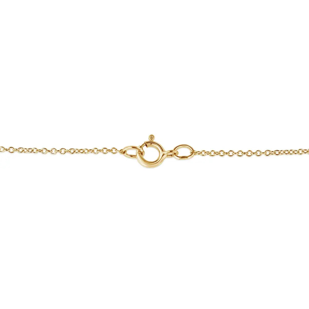 10K Yellow Flashed .925 Sterling Silver 1/4 Cttw Champagne Diamond Filigree Cross Pendant Necklace (K-L Color, I1-I2 Clarity) - 18" - Bijoux-NYC Direct