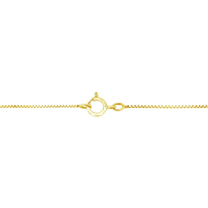 10K Yellow Gold 1/4 cttw Miracle-Set Brilliant Round Cut Diamond Graduating 3 Stone Drop 18" Pendant Necklace (J-K Color, I1-I2 Clarity) - Bijoux-NYC Direct