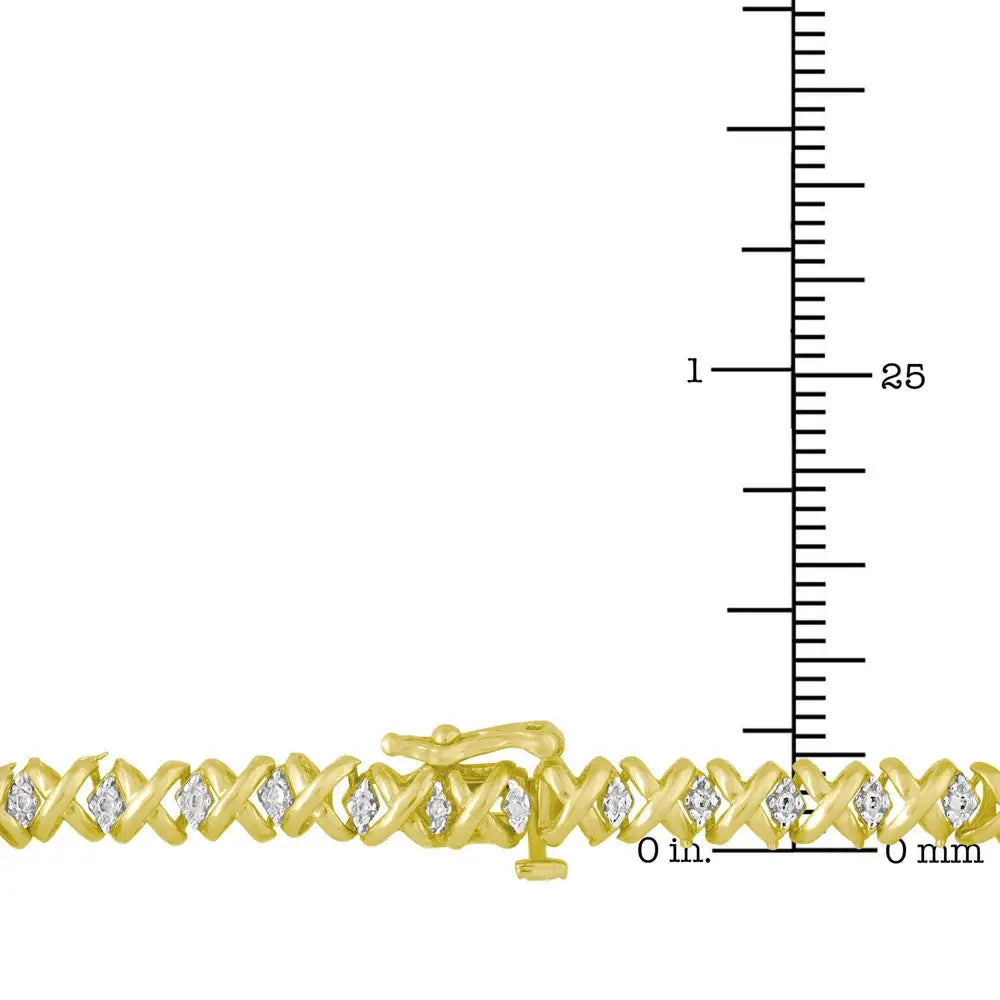 Graduated round diamond riviera necklace in 10k yellow gold 4.0 cttw bijoux-nyc direct
