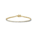 1.0 cttw round diamond tennis bracelet in 10k gold plated sterling silver bijoux-nyc direct