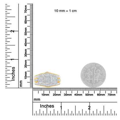 10KT Two-Toned Gold Diamond Ring (1 cttw, H-I Color, SI1-SI2 Clarity) - Bijoux-NYC Direct