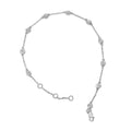 14k white gold 1/2 cttw natural diamond tennis bracelet 7 inch bijoux-nyc direct