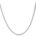 14k white gold 10 3/4 cttw lab grown diamond 17 inch tennis necklace bijoux-nyc direct