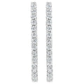 2.0 cttw round diamond oblong hinged hoop earrings in 14k white gold bijoux-nyc direct