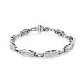 2.00 cttw princess diamond invisible link bracelet in 14k white gold 7.25 bijoux-nyc direct