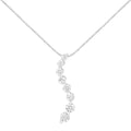 14k white gold 3.0 cttw diamond s shaped graduated 18 inch pendant necklace bijoux-nyc direct