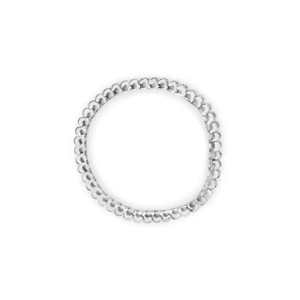 14k white gold 5ct princess diamond belt buckle tennis bracelet 7 bijoux-nyc direct