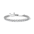 14k white gold 6.00 cttw diamond adjustable bolo tennis bracelet bijoux-nyc direct