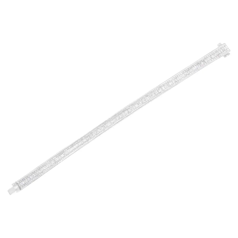 14k white gold 7 7/8 cttw princess and baguette diamond tennis bracelet bijoux-nyc direct