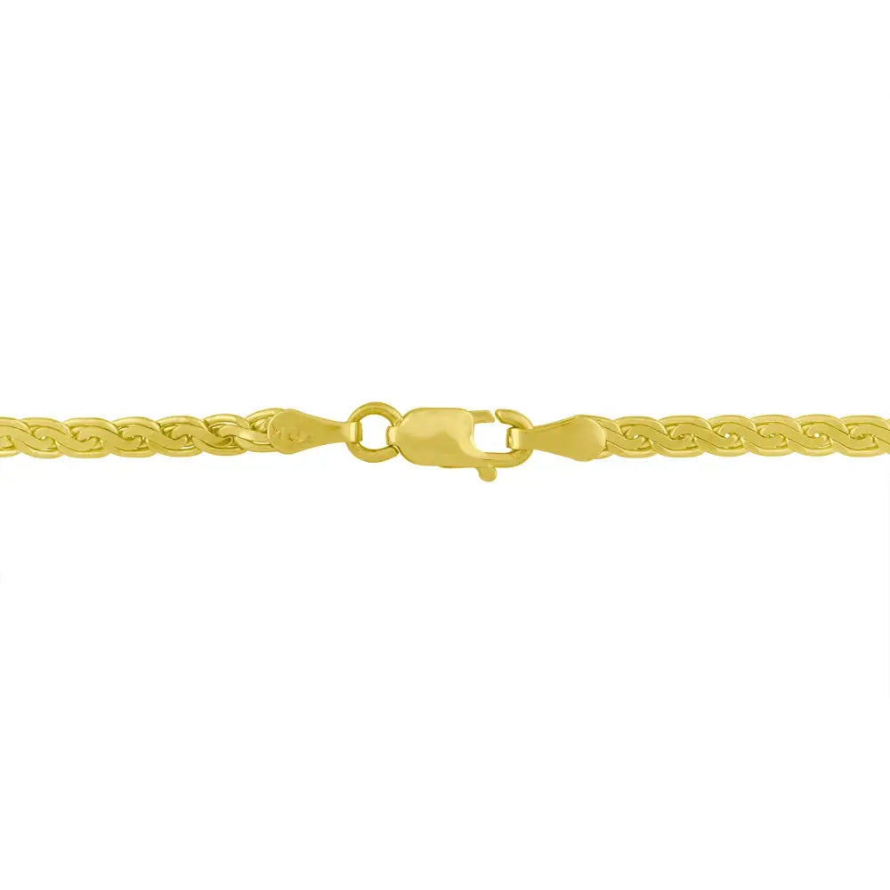 Princess cut diamond v-shape pendant necklace in 14k two-tone gold – 1/4 cttw bijoux-nyc direct