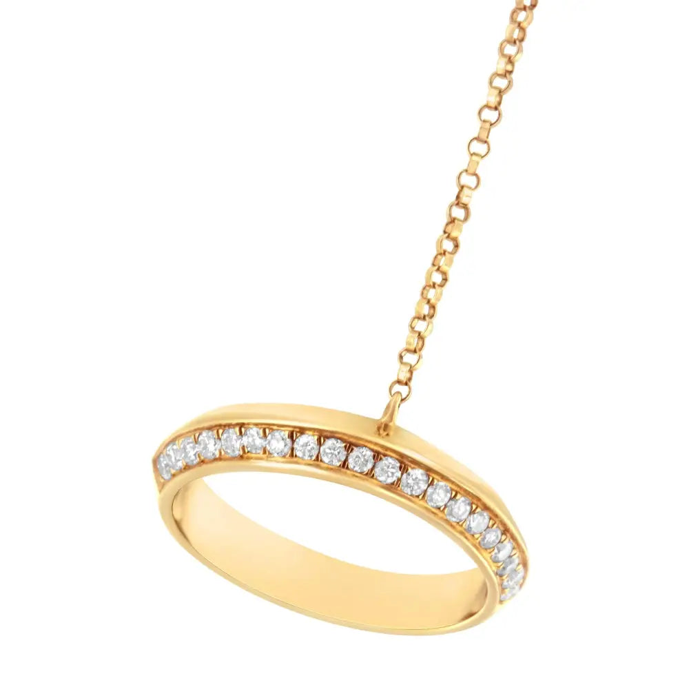 14k yellow gold 1/4 cttw diamond pyramid station hand chain bracelet 7 bijoux-nyc direct