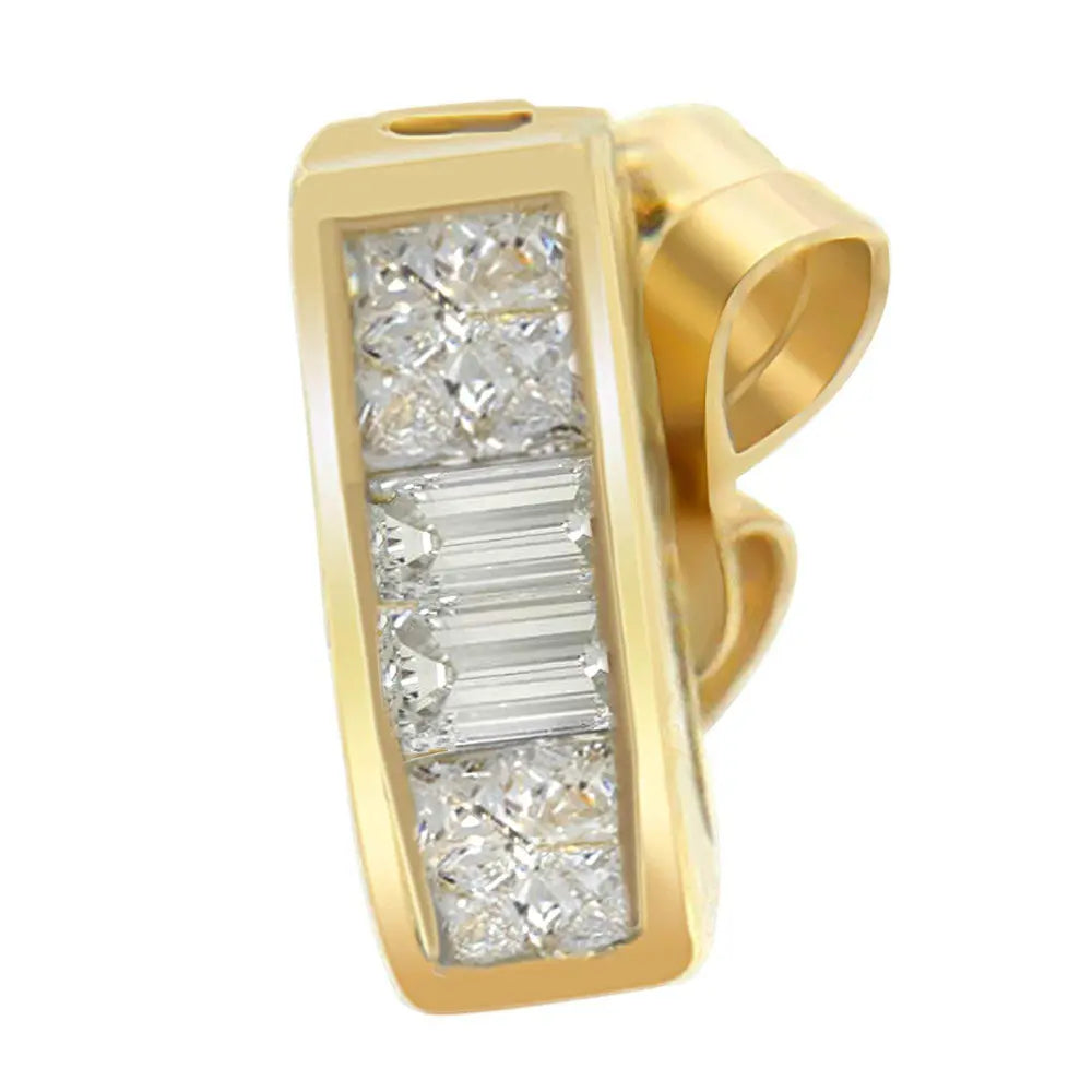 14k Yellow Gold 1/4ct TDW Diamond Earrings (H-I, SI1-SI2) - Bijoux-NYC Direct