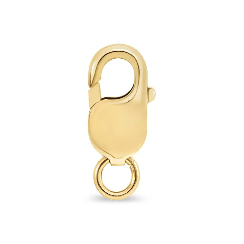 14k yellow gold 3/8 cttw diamond marquise and bar paper clip necklace bijoux-nyc direct