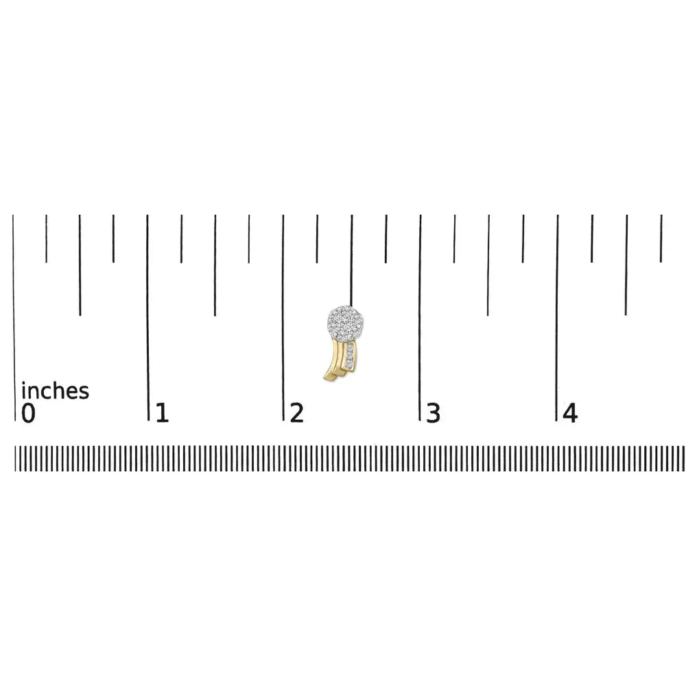 14K Yellow Gold 7/8 cttw Round Cut Diamond Earrings (I-J, SI1-SI2) - Bijoux-NYC Direct