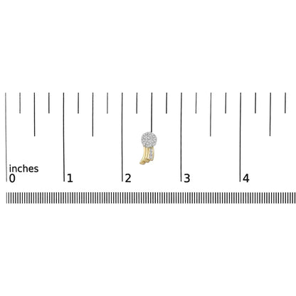 14K Yellow Gold 7/8 cttw Round Cut Diamond Earrings (I-J, SI1-SI2) - Bijoux-NYC Direct