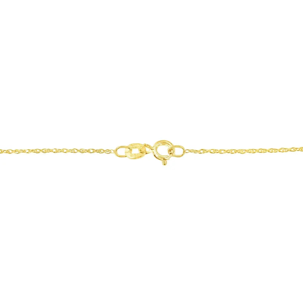 14K Yellow Gold Plated .925 Sterling Silver 1.0 Cttw Round and Baguette-Cut Diamond Composite Hearth 18" Pendant Necklace (I-J Color, I1-I2 Clarity) - Bijoux-NYC Direct