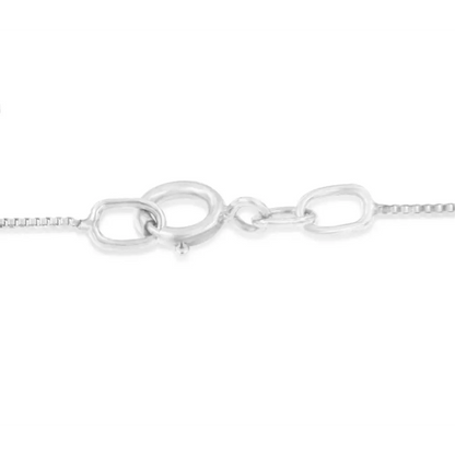 14KT White Gold 1 cttw Diamond Heart Ribbon Pendant Necklace (H-I, I1-I2) - Bijoux-NYC Direct
