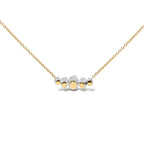 18K Rose Gold 3/4 Cttw Pave Diamonds and Graduated Green Tsavorite Gemstone Curved Bar Choker Necklace (G-H Color, SI1-SI2 Clarity) - Adjustable up to 14" - 16.5" - Bijoux-NYC Direct