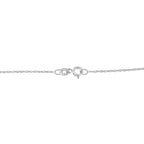 .925 Sterling Silver 1/4 cttw Diamond Infinity Pendant Necklace (I-J, I2-I3)