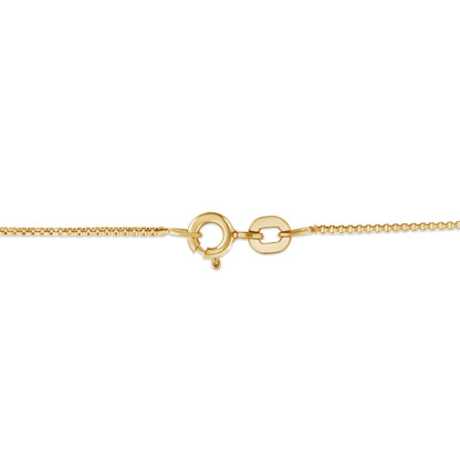 14K Yellow Gold Plated .925 Sterling Silver 1/2 Cttw Champagne Diamond Cross Pendant Necklace (K-L Color, I1-I2 Clarity) - 18" - Bijoux-NYC Direct