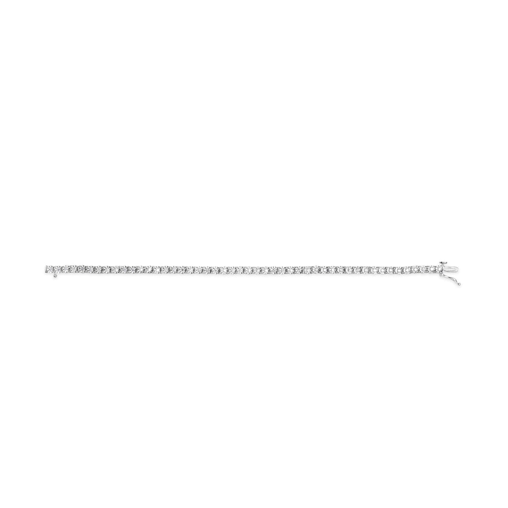 .925 Sterling Silver 1.0 Cttw Diamond Miracle Tennis Bracelet (I-J Color, I3 Clarity)