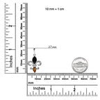 Jewelry pendant with measurement scale and Monteverde logo