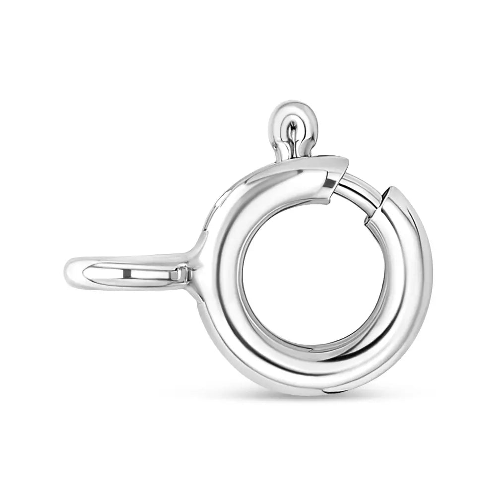 Sterling silver 1 1/4 cttw round diamond openwork ribbon heart necklace bijoux-nyc direct