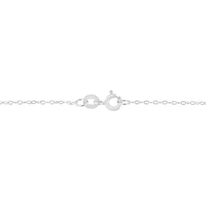 .925 Sterling Silver 1/2 Cttw Lab Grown Diamond 7 Stone Floral Cluster 18" Pendant Necklace (F-G Color, SI1-SI2 Clarity) - Bijoux-NYC Direct