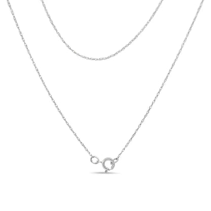 .925 Sterling Silver 1/5 Cttw Treated Green Diamond Solitaire Bezel 18" Pendant Necklace (Green Color, I1-I2 Clarity) - Bijoux-NYC Direct