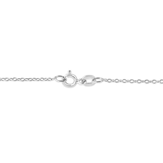 .925 Sterling Silver 1/6 cttw Diamond Cross Pendant Necklace (I-J, I1-I2) - Bijoux-NYC Direct