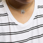 .925 sterling silver diamond accent pug dog pendant necklace (i j color i2 i3 clarity) 18’’ inches necklaces/pendant/pendant