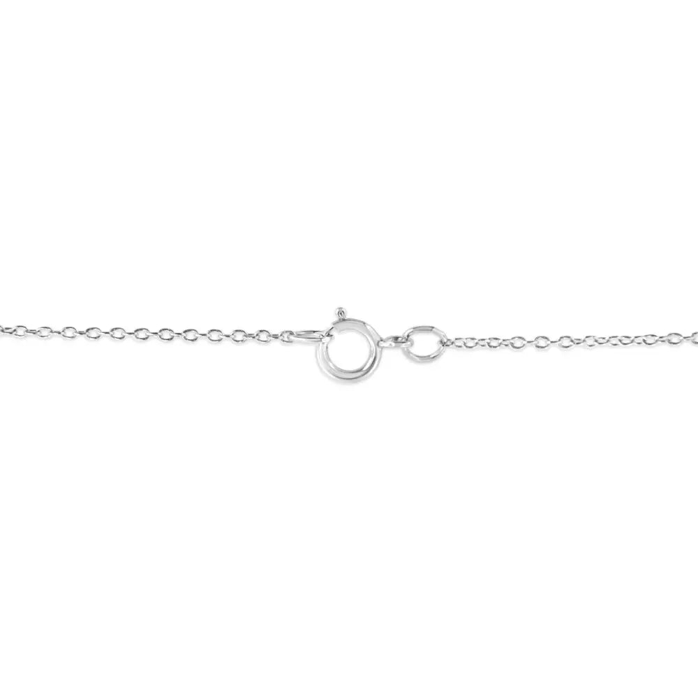 Diamond pavé angel wing double heart pendant necklace in sterling silver bijoux-nyc direct