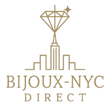 Logo of Bijoux-NYC Direct featuring a diamond and cityscape design on a white background.